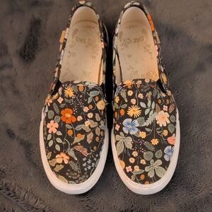 Keds Floral Pattern Slip-On Shoes